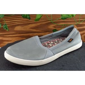 Teva Women Size 10 M Shoes‎ Gray Fashion Sneakers Leather 1017150